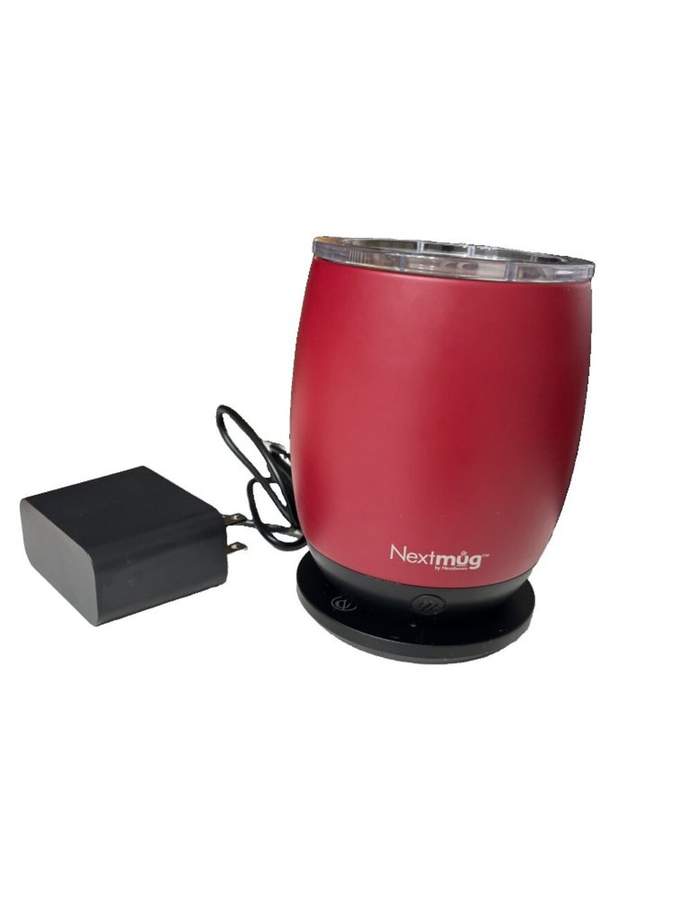 Nextmug by Nextboom Inc. Burgundy Mug Model MMA-1122 Temperature Controlled
